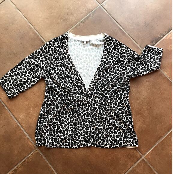 Fashion Bug Leopard Print One Botton Cardigan with Peplum size 22/24W(?) read - Picture 10 of 10